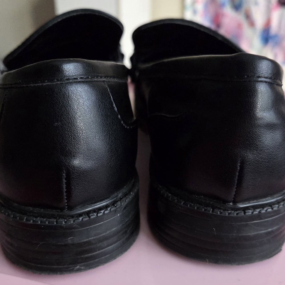 Marc Fisher Black Studded Men's Loafers - Picture 3 of 6